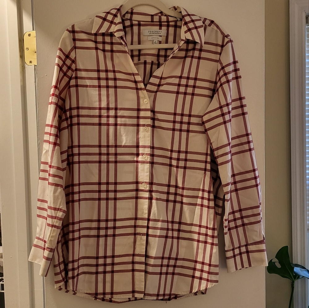 Foxcroft for Appleseeds - Fitted tunic length button up